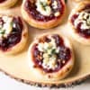 Cranberry Goat Cheese Tarts | cakenknife.com