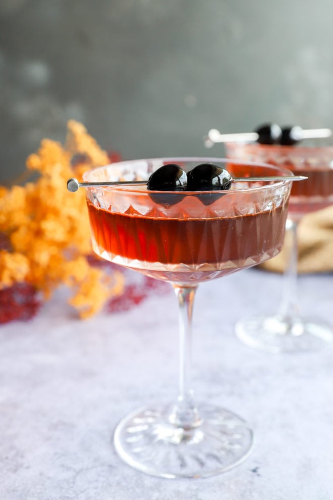 Photo of bourbon manhattan cocktails