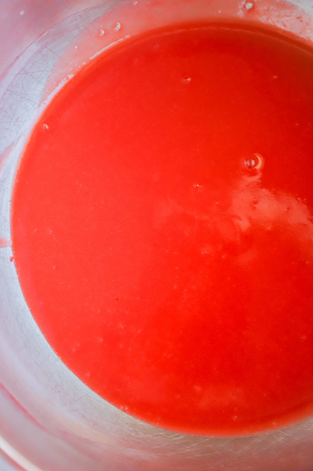 Picture of coulis in a bowl