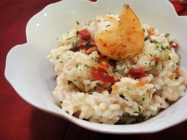 Back to the Kitchen – Shrimp and Bacon Risotto
