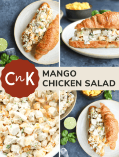 Mango Chicken Salad Pinterest Image