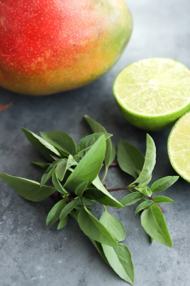 Picture of thai basil and lime