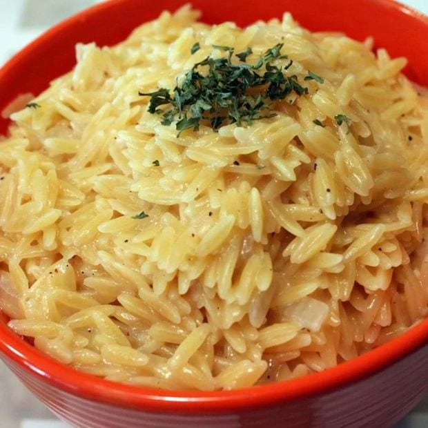 Cheesy Orzo