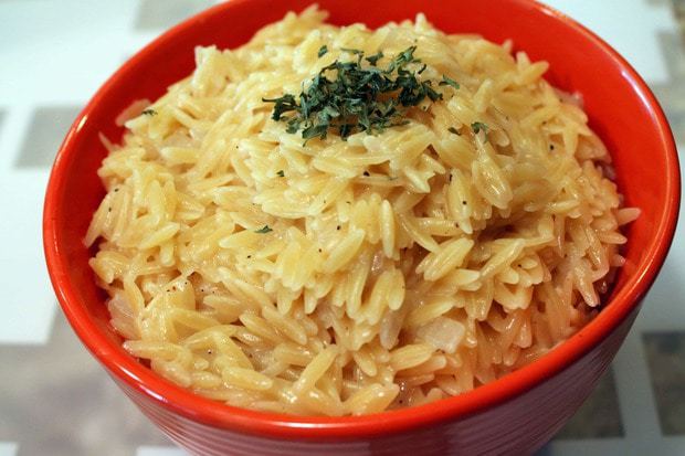 Cheesy Orzo