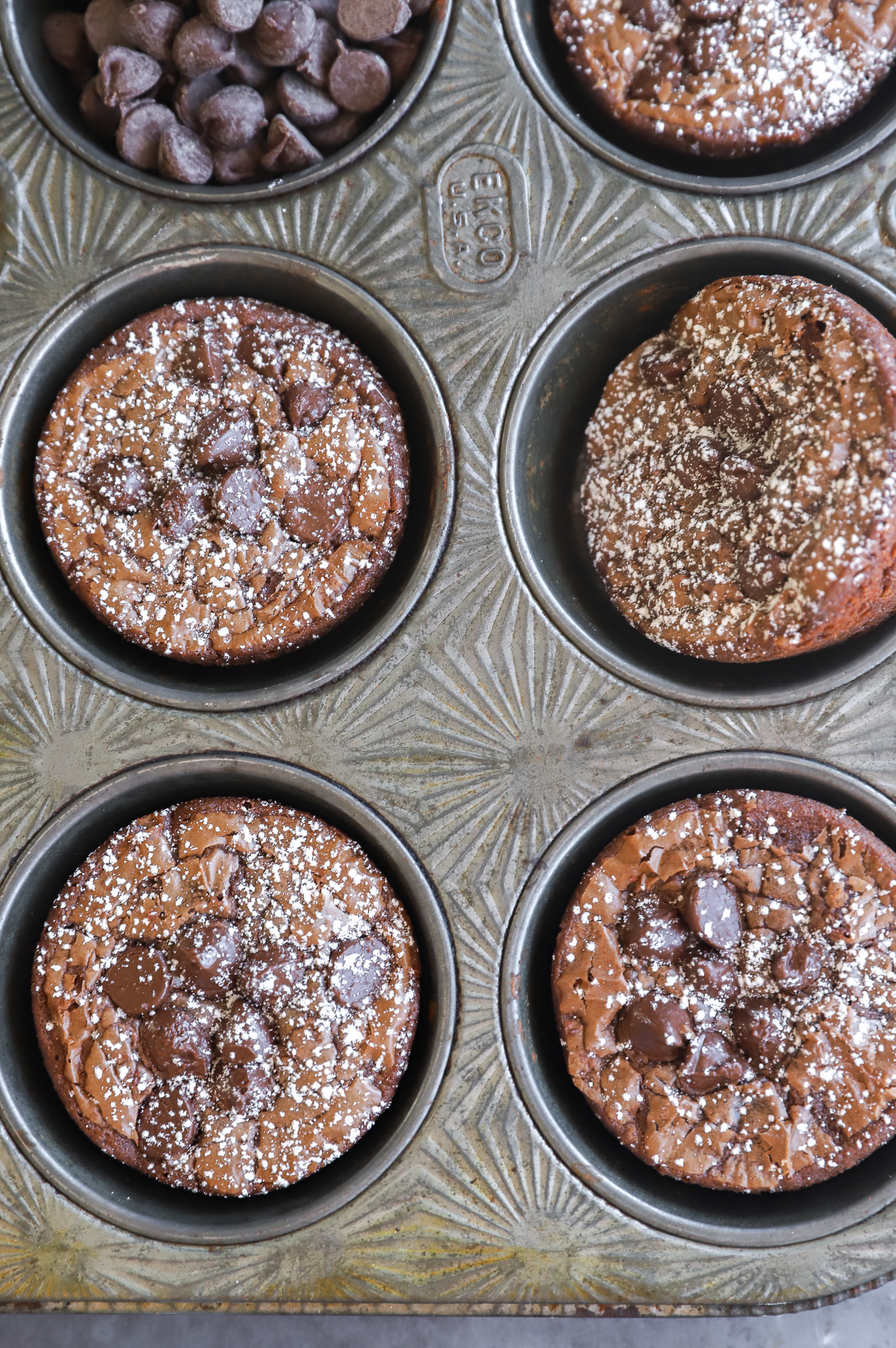 Image of cake bites in muffin tin