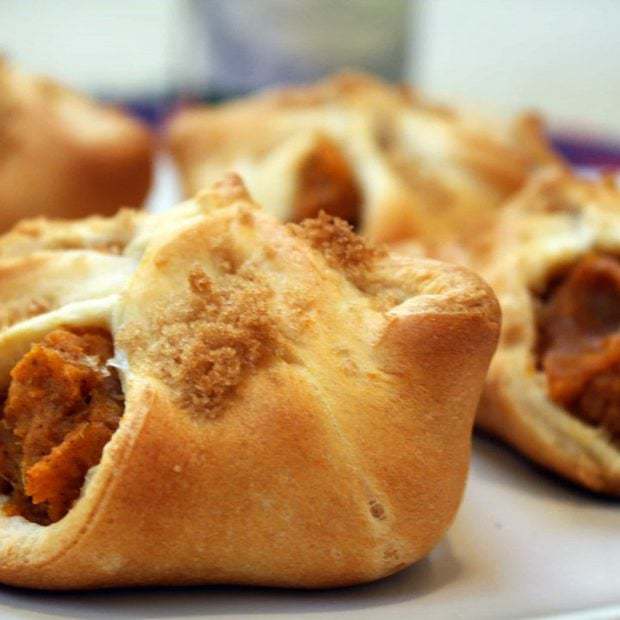 Sweet Potato Puffs Cake 'n Knife