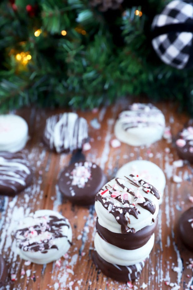 Christmas decorated oreos image