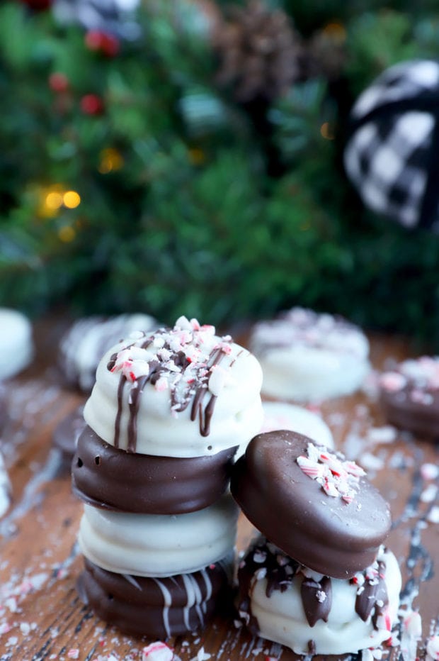 Stack of decorated oreos image