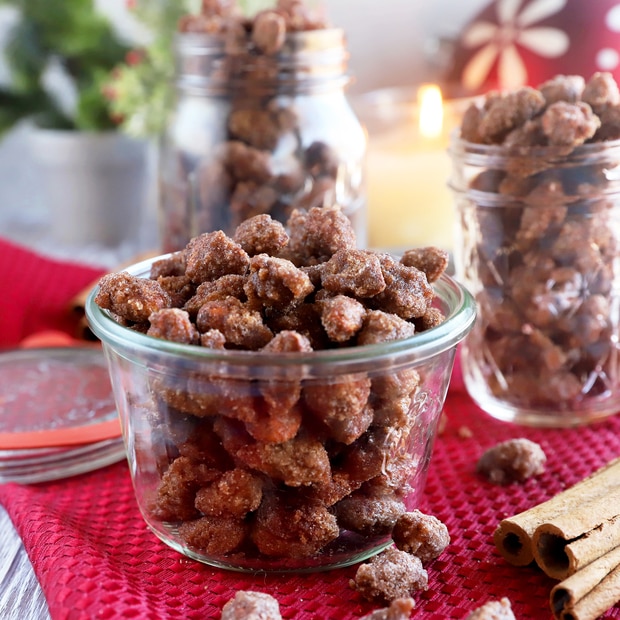 thumbnail image of cinnamon almonds made in crockpot