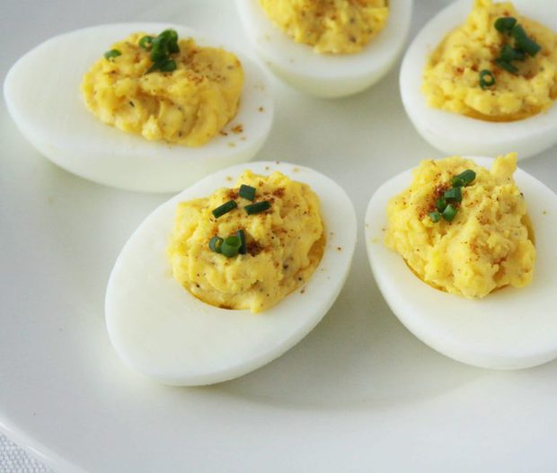 Truffle Deviled Eggs