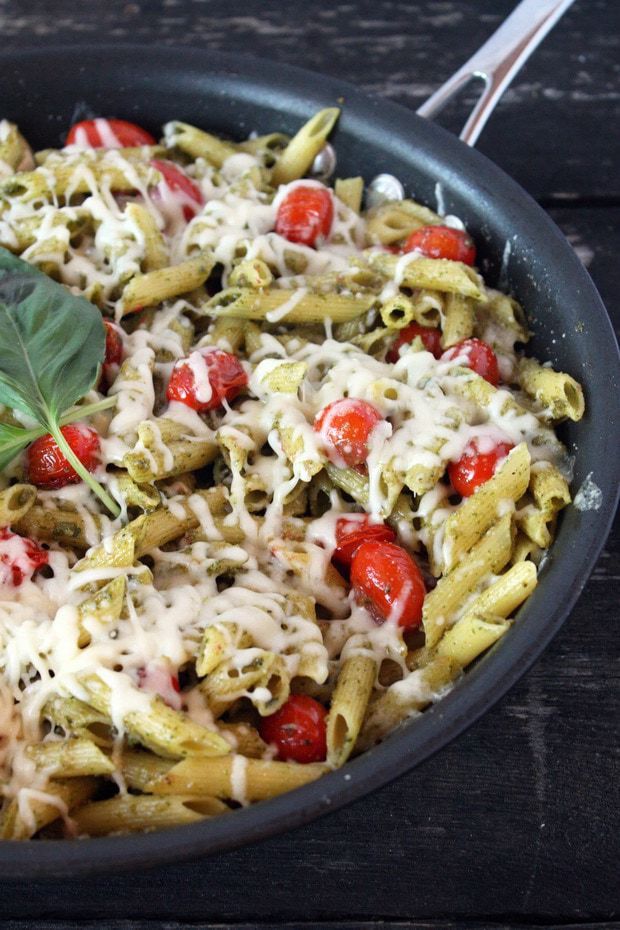 Caprese Pasta Skillet