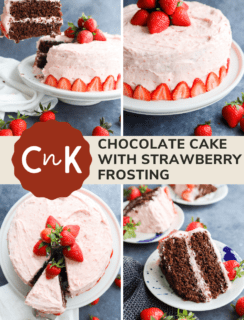 Chocolate Strawberry Cake Pinterest Photo