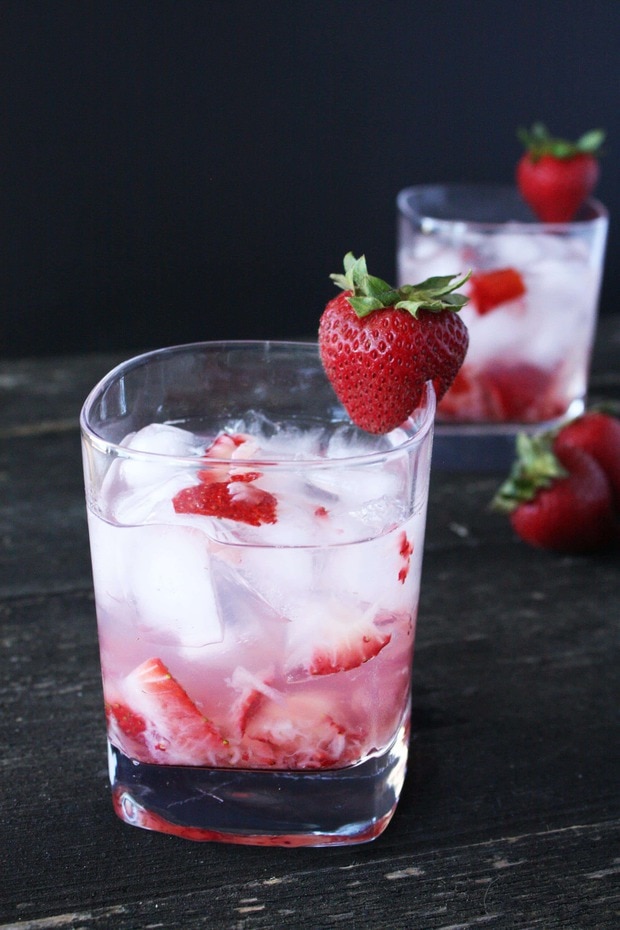 Strawberries & Cream Cocktail