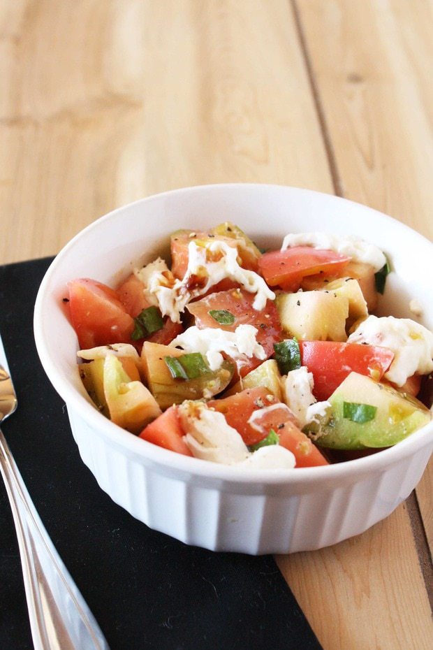 Heirloom Tomato & Stracciatella Salad
