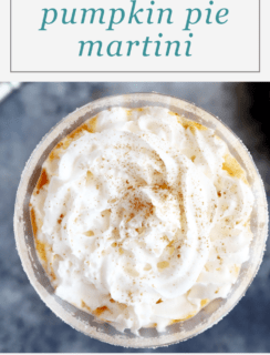 Pumpkin martini pinterest image