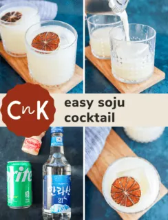 Soju yogurt cocktail Pin picture