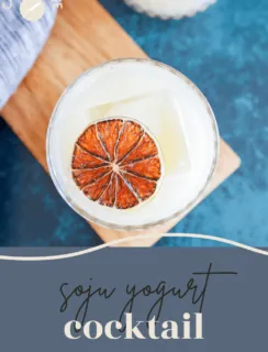 Soju yogurt cocktail Pin photo