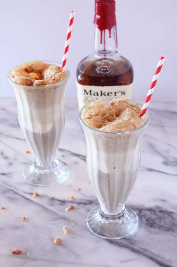 Bourbon Root Beer Ice Cream Floats - The Kitchen Magpie