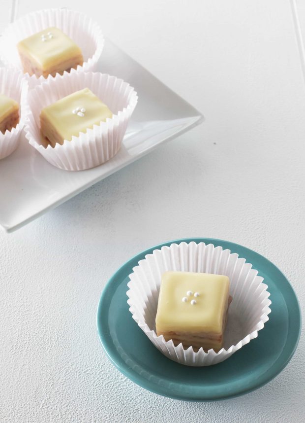 Pound Cake and Petit Fours  Bakerella