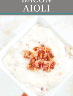 Bacon Aioli Pinterest Graphic