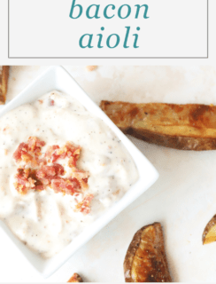 Bacon Aioli Pinterest Recipe Image