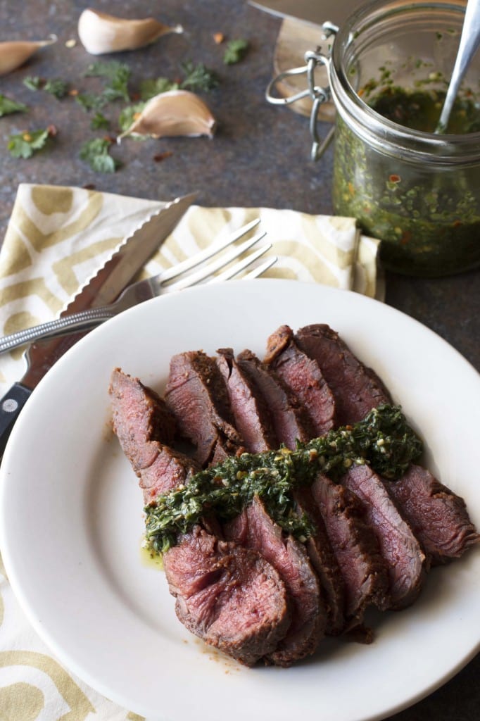 Flank Steak with Spicy Chimichurri 4