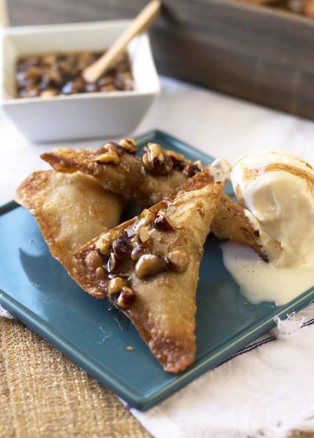 Fried Apple Pie Wontons 3