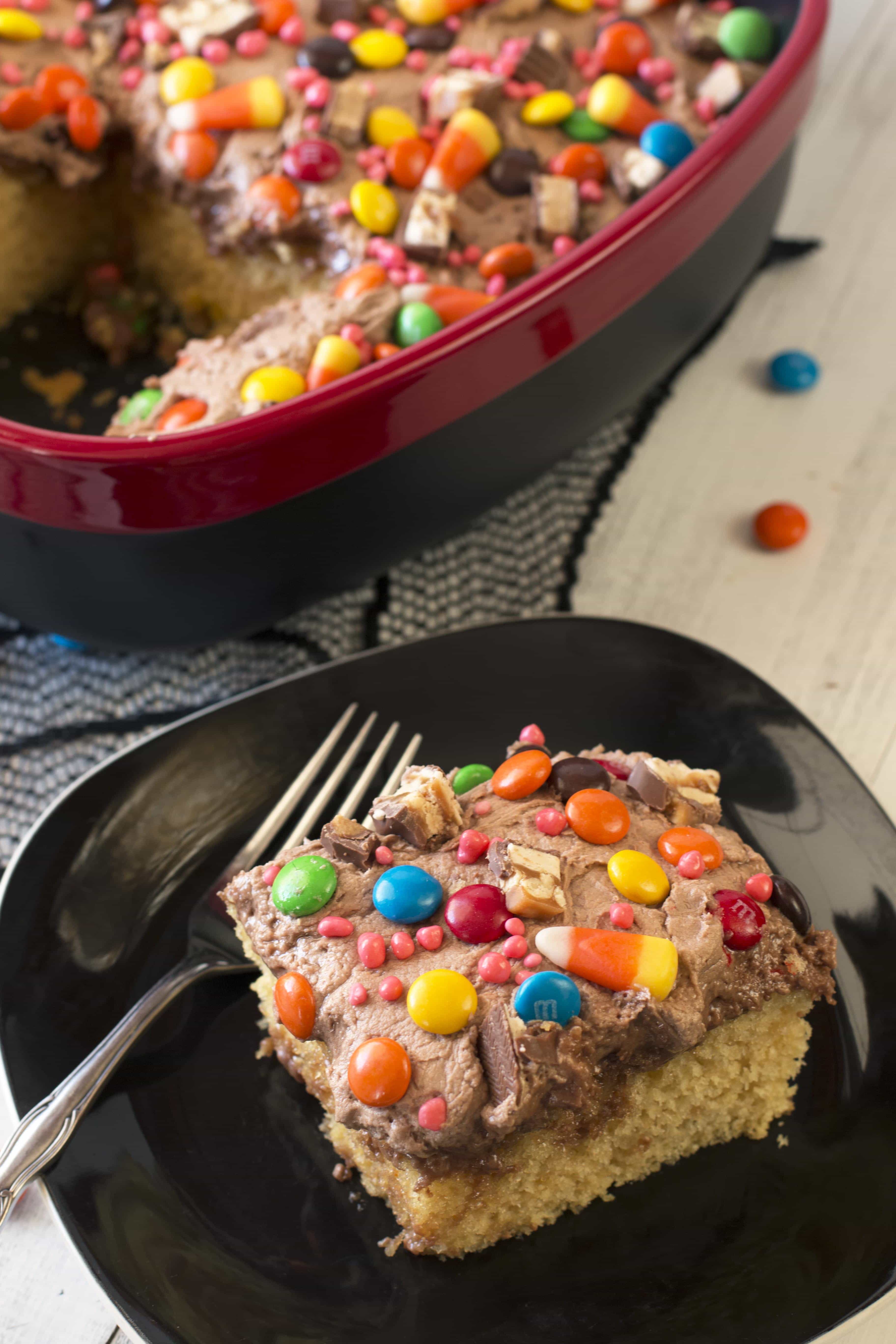 Leftover Halloween Candy Cake with KitchenAid® Streamline Ceramic ...