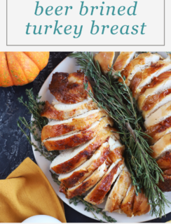 Beer Brined Turkey Breast Pinterest Image
