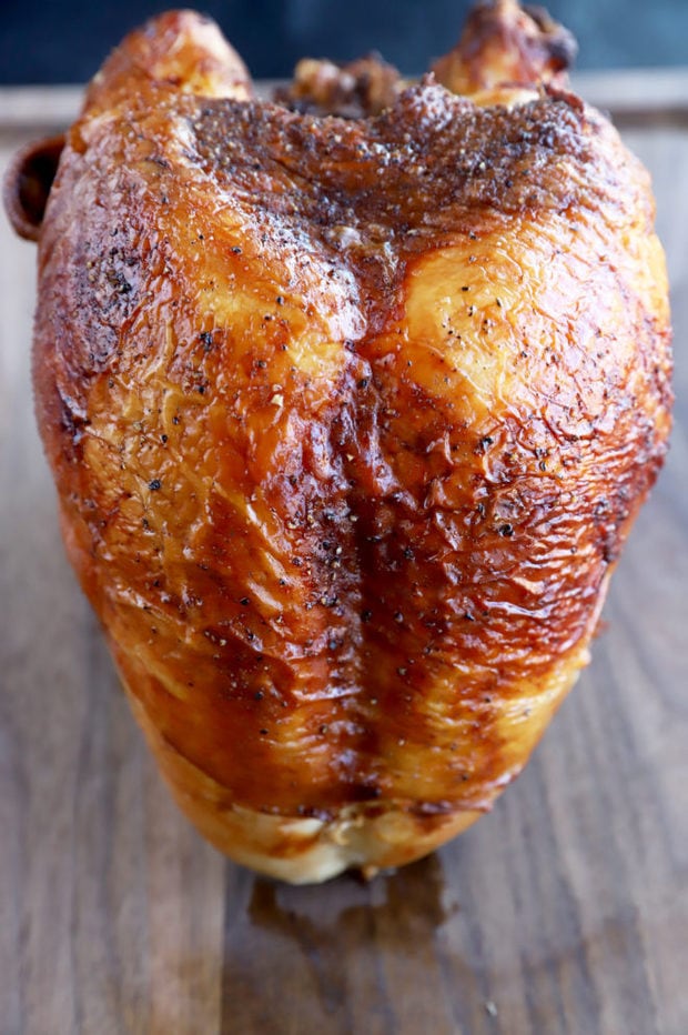 Whole beer brined turkey breast photo
