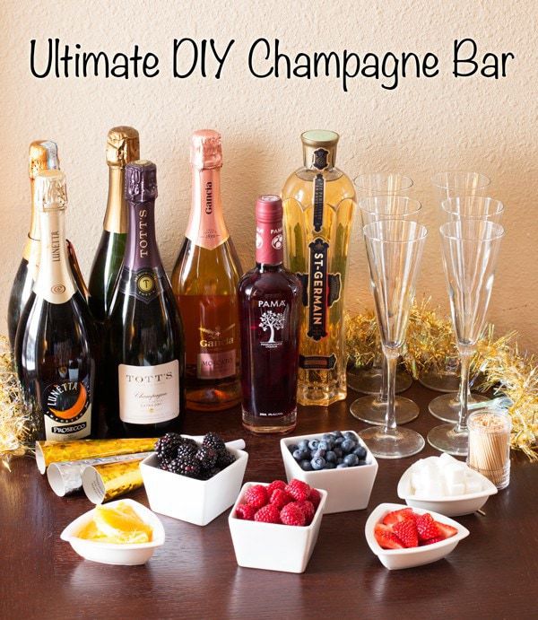 Ultimate DIY Champagne Bar