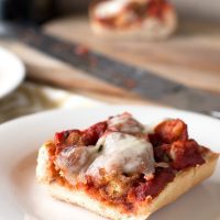 30 Minute Chicken Parmesan French Bread Pizza