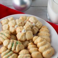 Holiday Spritz Cookies