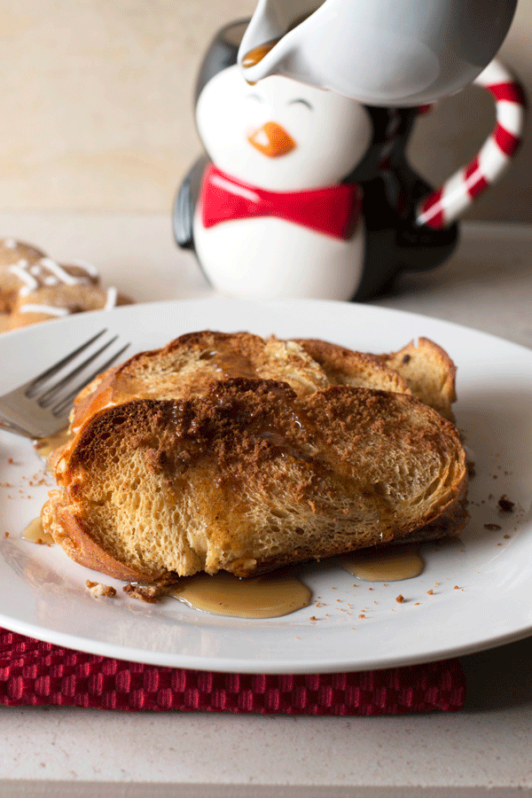 Overnight Gingerbread French Toast | cakenknife.com