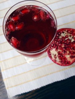 Guest Post with Feast + West: Pomegranate Bellinis | cakenknife.com