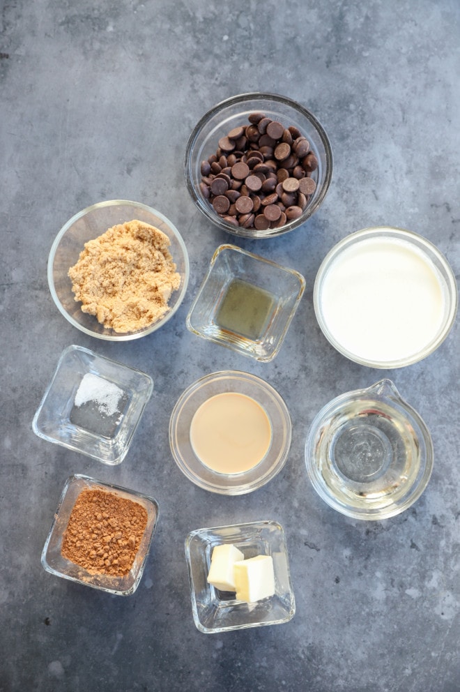 Baileys hot fudge sauce ingredients image