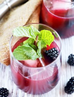 Photo of summer berry cocktail