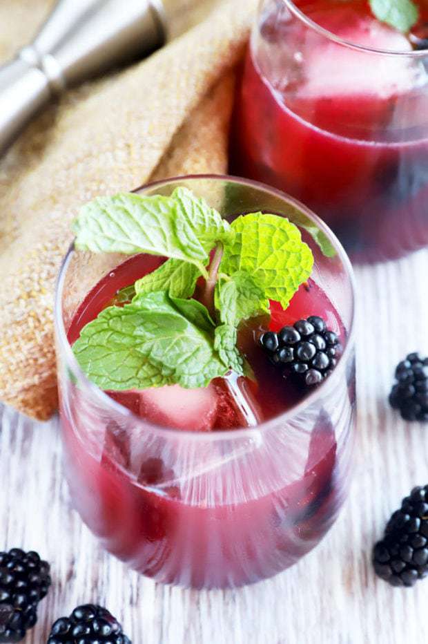 Photo of summer berry cocktail