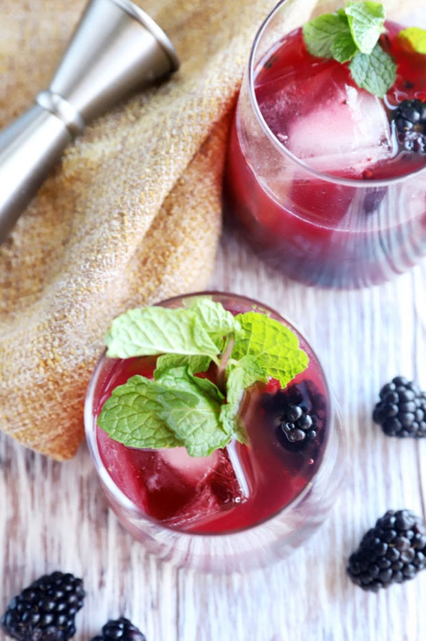 Glasses of cocktails for summer image