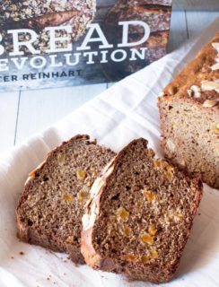 Bread Revolution Cookbook Review + Apricot Almond Spelt Quick Bread | cakenknife.com