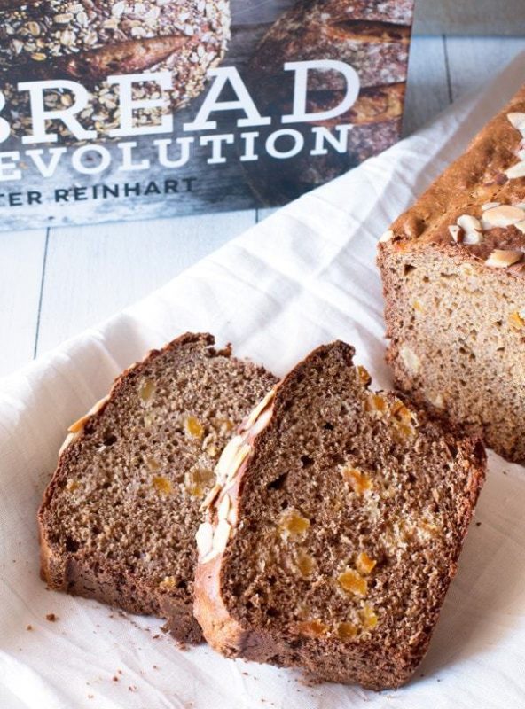 Bread Revolution Cookbook Review + Apricot Almond Spelt Quick Bread | cakenknife.com
