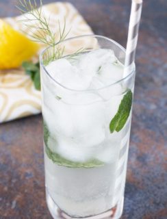 Fennel Lemon Vodka Fizz | cakenknife.com