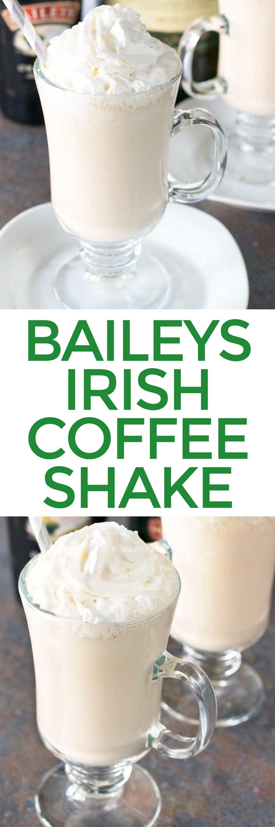 Bailey's Irish Coffee Shake | cakenknife.com #appetizer #beef #snack #stpatricksday