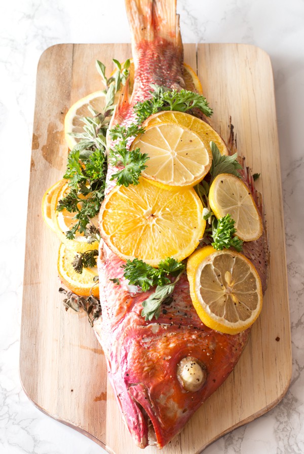 CitrusStuffedRoastedRedSnapper1 Cake 'n Knife
