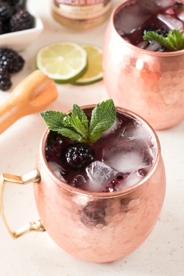 Blackberry Moscow Mule | cakenknife.com