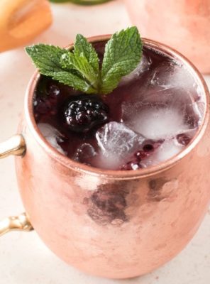 Blackberry Moscow Mule | cakenknife.com