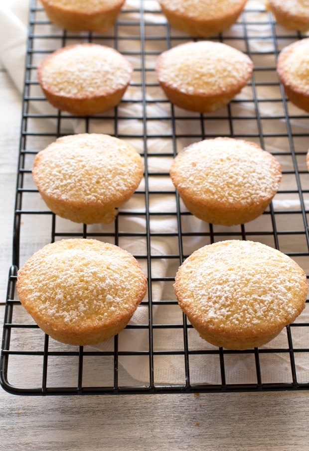 Orange Madeleine Mini Muffins | cakenknife.com