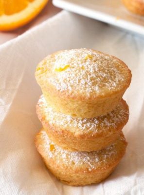 Orange Madeleine Mini Muffins | cakenknife.com