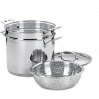 Cuisinart Chef's Classic Stainless 4-Piece 12-Quart Pasta/Steamer Set