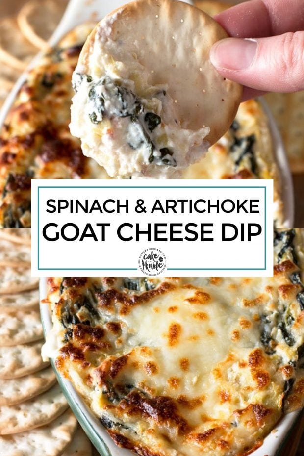 Spinach and Artichoke Goat Cheese Dip